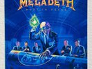 MEGADETH . rust in peace LP 1.Press 1990 Metallica Slayer Anthrax Exodus Kreator