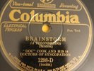 78 Rpm Prewar Jazz Doc Cook Brainstorm Columbia 1298-D E Condition