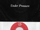 QUEEN DAVID BOWIE Under Pressure / Soul Brother 45 with PicSleeve & jukebox tab