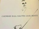 JACK BENNY CARNEGIE HALL SALUTE 1961 Benny Goodman Van Cliburn PRIVATE 2-LP SET