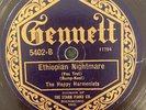 Gennet 5402 Happy Harmonists BAPTISTOWN CRAWL 78 rpm jazz 1924 E-