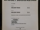VACATION RARE SOUDTRACK Lindsey Buckingham Holiday Road LP US NFS Label EX/EX