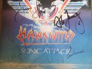 Signed First 1st Pressing HAWKWIND Sonic Attack RCA 1981 Vinyl Lp.  Mint