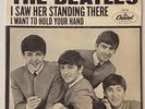 BEATLES I Want To Hold Your Hand HOFER 1st Press 1963 CAPITOL 45 Picture Sleeve