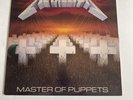 Metallica Master Of Puppets 1986 White Label Promo LP RARE Gold Foil Stamp NM/NM