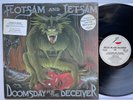 FLOTSAM AND JETSAM Doomsday For The Deceiver 1986 US LP Hype Stickers  METALLICA