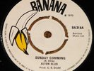 CARL BRYAN   SUNDAY COMMING b/w VERSION   UK BANANA SKA 7