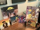 Dope Lemon “Honey Bones” Clear 2xVinyl Super Pack. Comic, 4 signed 7 in. Colored