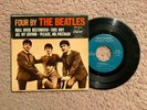 FOUR BY THE BEATLES - CAPITOL EP RARE COVER AND RECORD