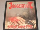 Juggernaut LP Baptism Under Fire Original 1986 Metal Blade Record 