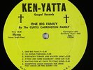 Curtis Carrington Family - One Big Family LP - Ken-Yatta Soul Gospel Mono DG MP3