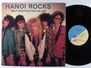 HANOI ROCKS Self Destruction Blues PVC LP VG++ y