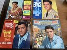 (4) ELVIS PRESLEY LP ALBUMs Blue Hawaii/Girls Girls Girls1/Roustabout/G.I. Blues