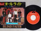 BLIND FAITH WELL ALL RIGHT POLYDOR DP 1686 JAPAN MONO VINYL 7