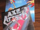 Vinyl L.P Records -1980`s Heavy Metal  - Axe Attack and Axe Attack II  by K-tel