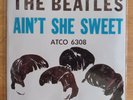The Beatles AIN'T SHE SWEET - Atco picture sleeve- rare reprint