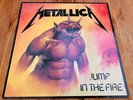 LP VINYL METALLICA JUMP IN THE FIRE Schallplatte 1983 Roadrunner