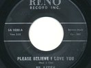 HI-LITES Please Believe I Love.. / Sweet Lovely RENO Doo Wop Vocal Group 45 Hear