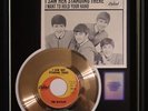 THE BEATLES I SAW HER STANDING THERE 45 RPM GOLD RECORD RARE NON RIAA AWARD