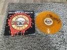 Guns N’ Roses “Live And Let Die” Orig SIGNED U.K. 1991 Orange vinyl 12 inch