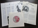 Kate Bush Japan Interview Red Flexi Zerox Copy of UK The Kate Bush Club Fanzine