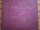 Vintage Decca Presents Dickens A Christmas Carol Ronald Colman 3 Record Set 1941