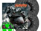 EXODUS - SHOVEL HEADED KILL MACHINE GREY w/BLACK SPLATTER 2LP Vinyl 300 MADE