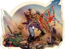 Iron Maiden The Trooper Shaped Vinyl Picture Disc 1983