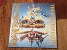 Iron Maiden signed copy The Clairvoyant 7 in clear vinyl EMS79
