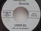 Dion and The Belmonts  I WONDER WHY (DOO WOP 45) #3013 PLAYS VG+ TO VG++