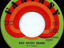 CREEDENCE CLEARWATER REVIVAL WLP DJ Copy Promo 45 BAD MOON RISING 1969 Near Mint