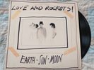 Love And Rockets - Earth Sun Moon LP (1987, Big Time) 6058-1-B, 1st Pressing. EX