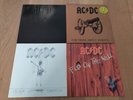 4 x AC/DC Vinyl, Back In Black, For Those About To Rock, Flick Of The Switch + 1