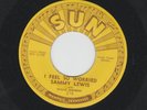 BLUES ROCKABILLY 45 -SAMMY LEWIS- I FEEL SO WORRIED - PUSHMARKS - HEAR - SUN 218