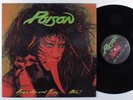 POISON Open Up And Say...Ahh  CAPITOL LP VG+ 1st pressing original cover z