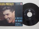 Elvis Presley A Mess Of Blues Italy Rare 1960 Top Example Italian