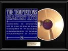 THE TEMPTATIONS GREATEST HITS FRAMED GOLD RECORD LP ALBUM NON RIAA AWARD RARE