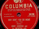 Benny Goodman Peggy Lee Why Don't You Do Right 78 PLAY GRADED Fully Tested