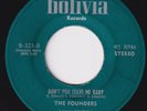FOUNDERS Don't You Leave Me Baby RARE sweet soul 45 Bobbie Roberson northern