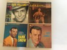 THE IMMORTAL HANK WILLIAMS VINYL EP + EDDY ARNOLD &HANK SNOW x 2 ,4 E.P. RECORDS