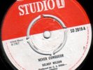 Delroy Wilson - Never Conquer / Run For Your Life (7