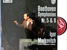 Markevitch. Beethoven (Symphonies 5 + 8). Philikps Hi-Fi stereo. NM
