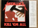 METALLICA KILL 'EM ALL UK 1983 MUSIC FOR NATIONS 1st PRESS A1/B1