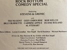 radio only OZZY OSBOURNE Ted Nugent  BOB WELCH Al Stewart etc do COMEDY