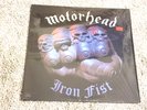Vintage 1982 Motorhead Iron Fist LP Record SRM 1 4042
