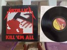 LP METALLICA KILL 'EM ALL MUSIC FOR NATIONS LONDON 1983 RARE