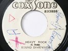 SOUND DIMENSION Heavy Rock / Heavy Dub COXSONE 45 Killer Reggae Rocksteady HEAR