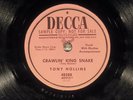 78 RPM - Tony Hollins w Sunnyland Slim, Decca 48288 Crawlin' King Snake E- Blues