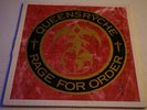 Queensryche Rage For Order 1986 Us Lp Record Vg+/Vg Out Of Print