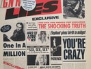 Guns n Roses - Lies LP Vinyl Record UK 1st Press Uncensored Inner